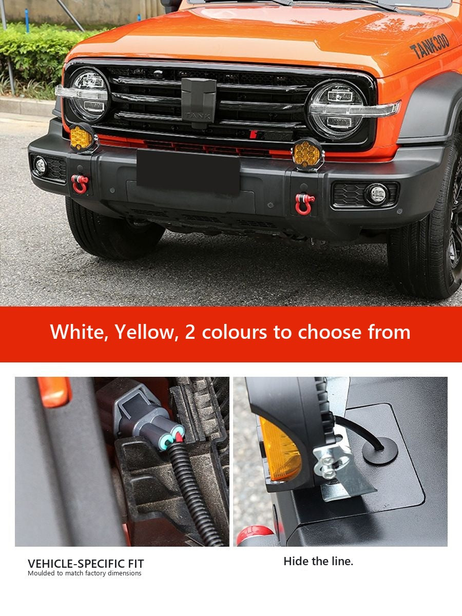 LED spotlights for upgrade of the front bumper cover Tank 300 – image 5