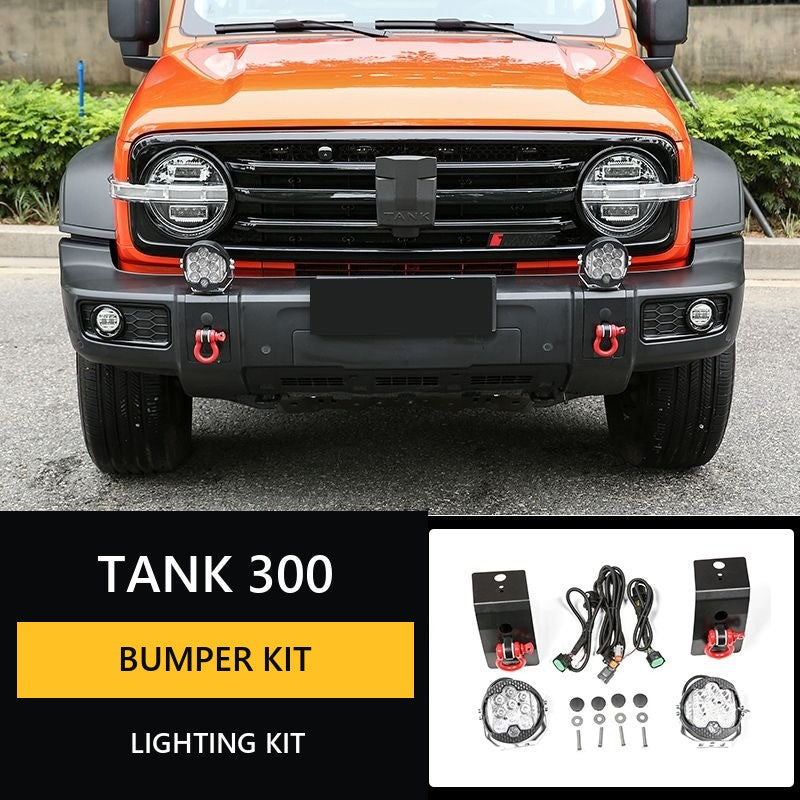 LED spotlights for upgrade of the front bumper cover Tank 300 – image 7#Colour_White-coloured