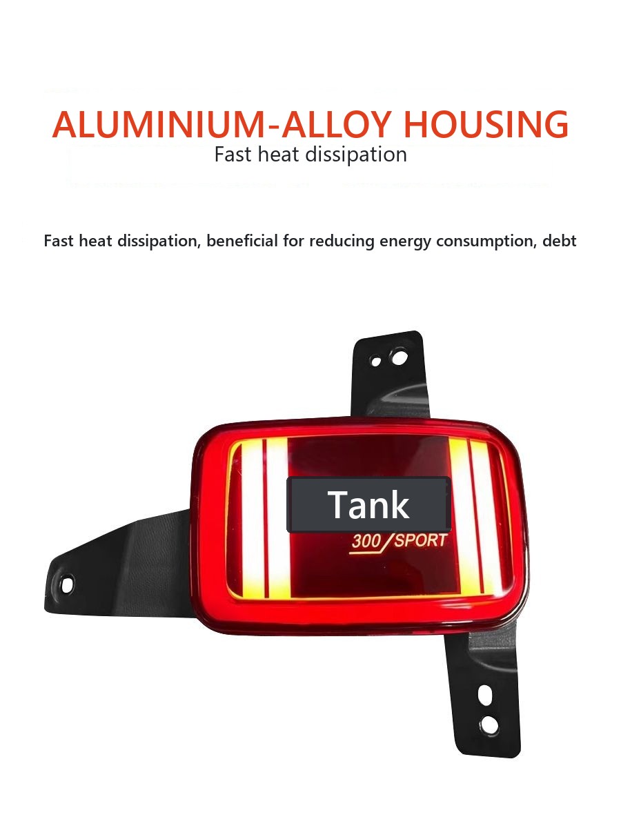 Upgradable bumper with taillights for Tank 300 – image 5