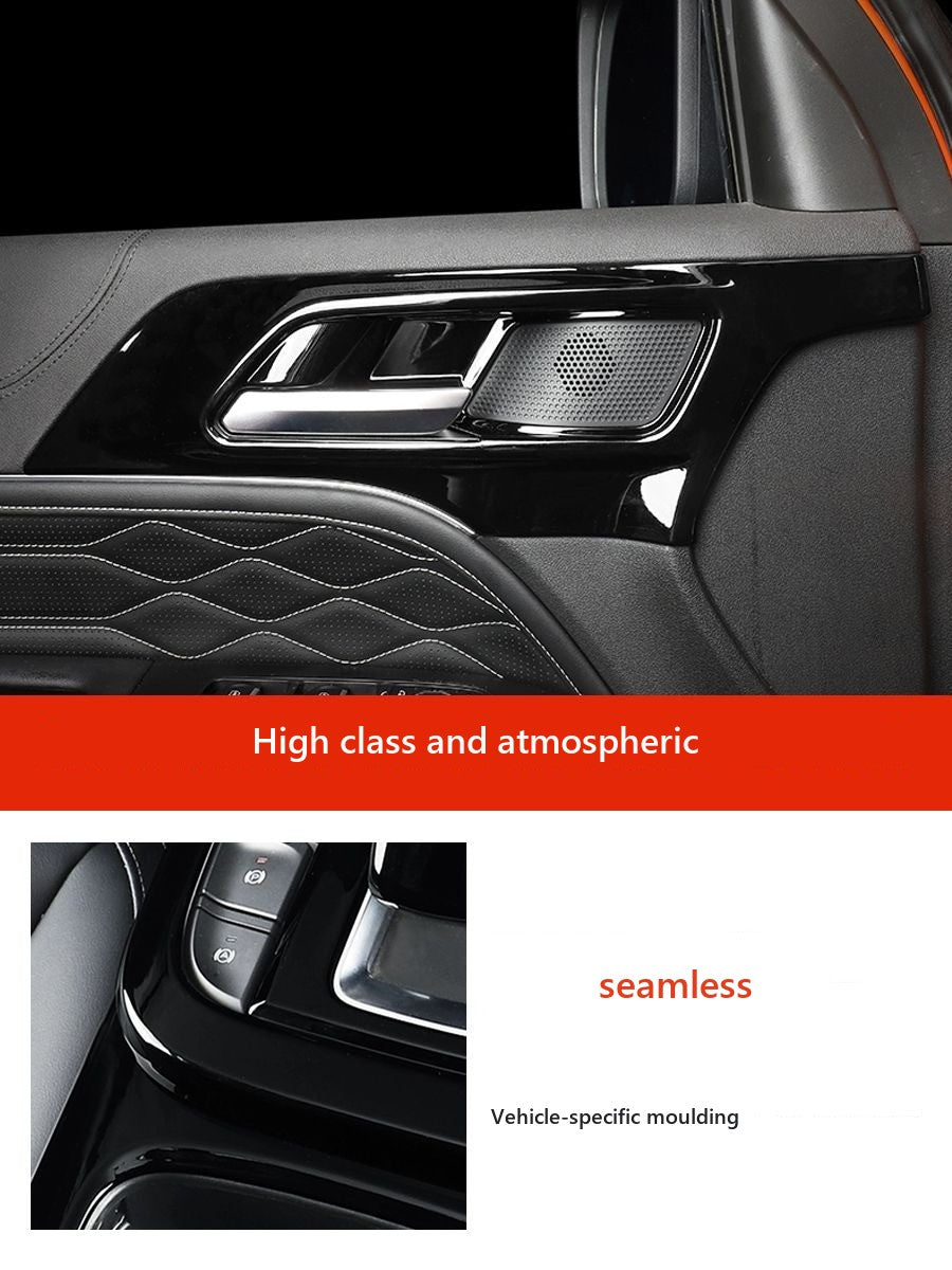 Tuning overlays for the interior of Tank 300, finishing in stylish piano-black colour, decorative elements for cars – image 4