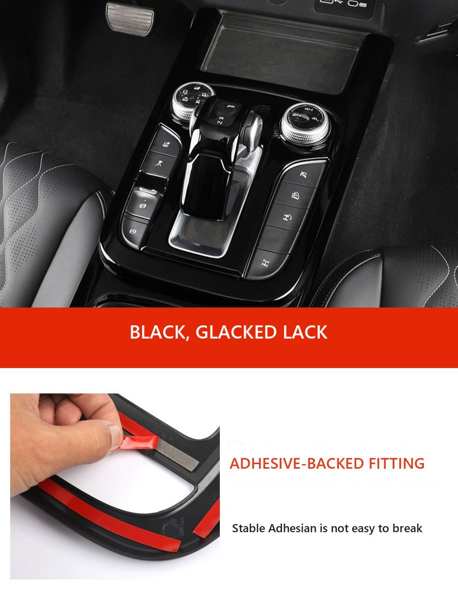 Tuning overlays for the interior of Tank 300, finishing in stylish piano-black colour, decorative elements for cars – image 5