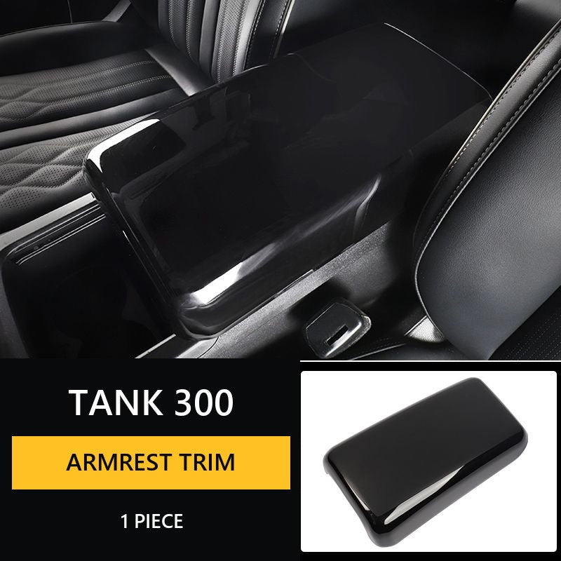 Tuning overlays for the interior of Tank 300, finishing in stylish piano-black colour, decorative elements for cars – image 19#Pack & Colour_1st – Light blue