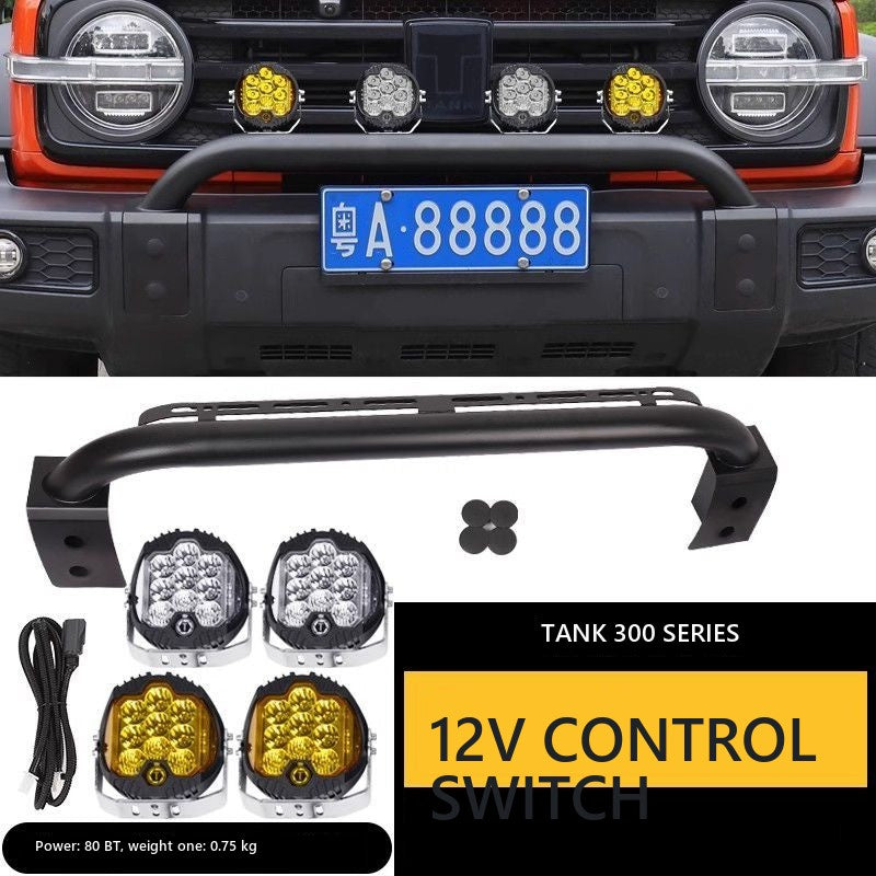 Front bumper Tank 300 �C Style 2 – image 9#Pack & Colour_Black
