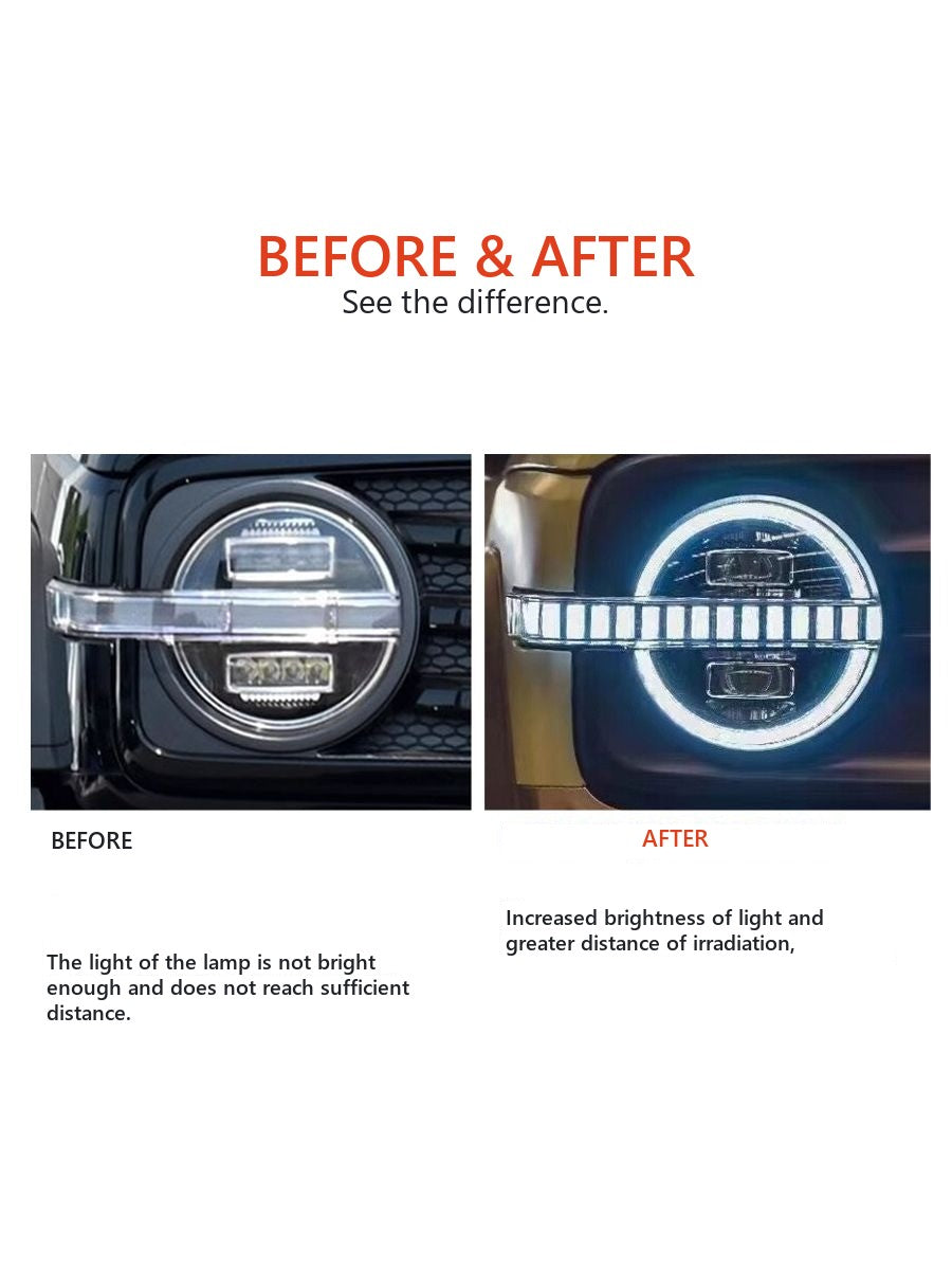 Set of LED headlamps for Tank 300 �C Laser lenses – image 2