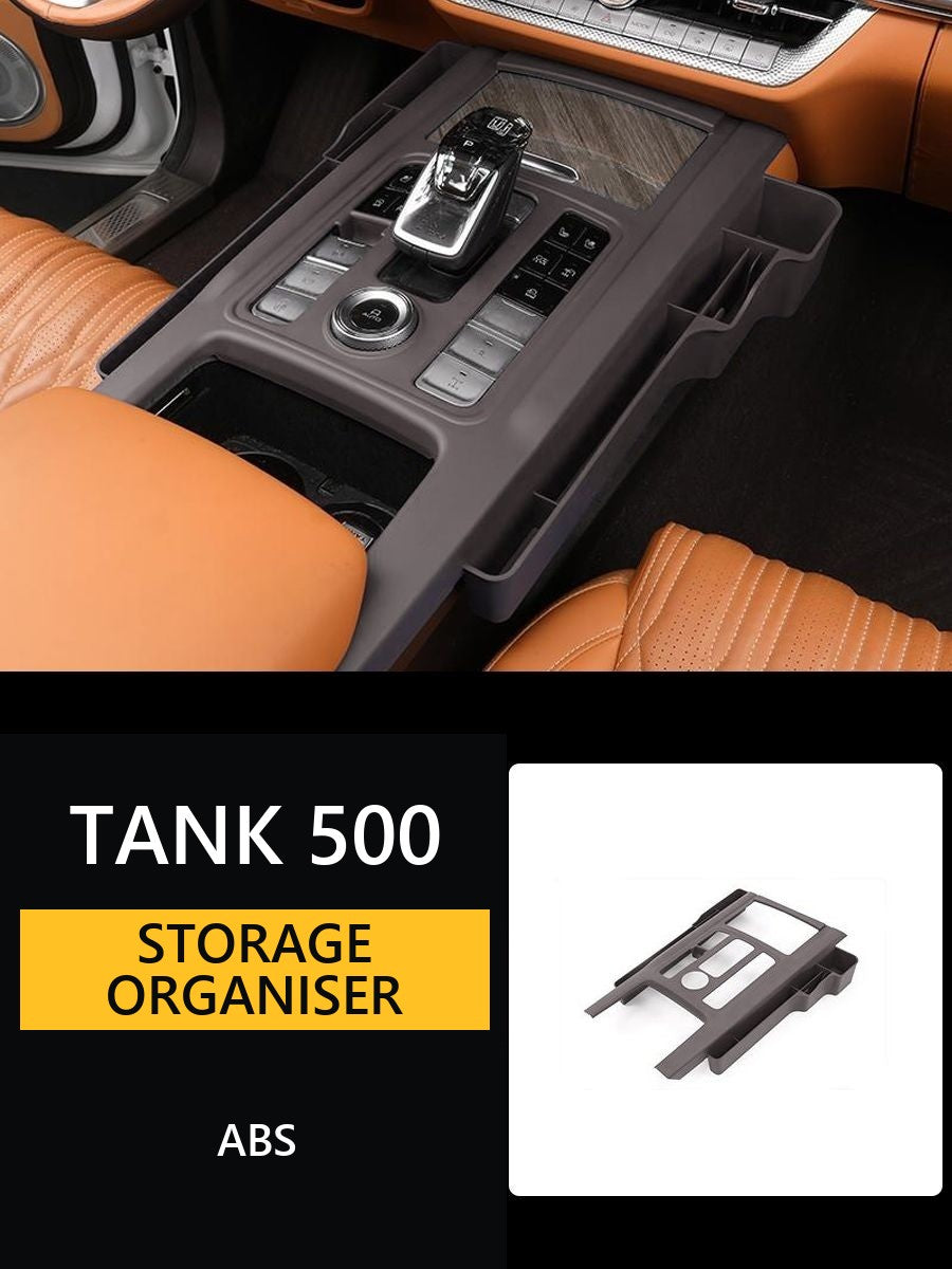 Organiser for the centre console Tank 500#Colour_Black-grey