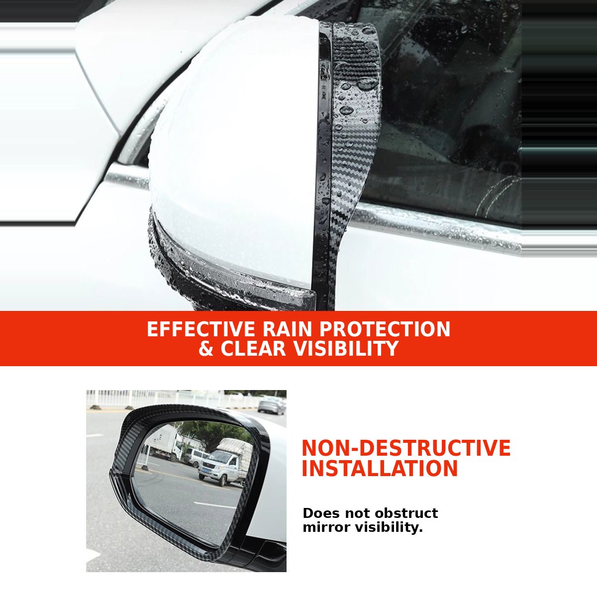 Side mirror overlay for rain protection Tank 500 – image 2
