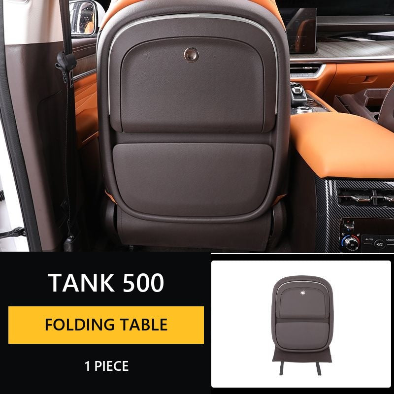 Rear Seat Table for Tank 500 – For the rear seats – product image 12#Colour_Black-and-gray, chocolate