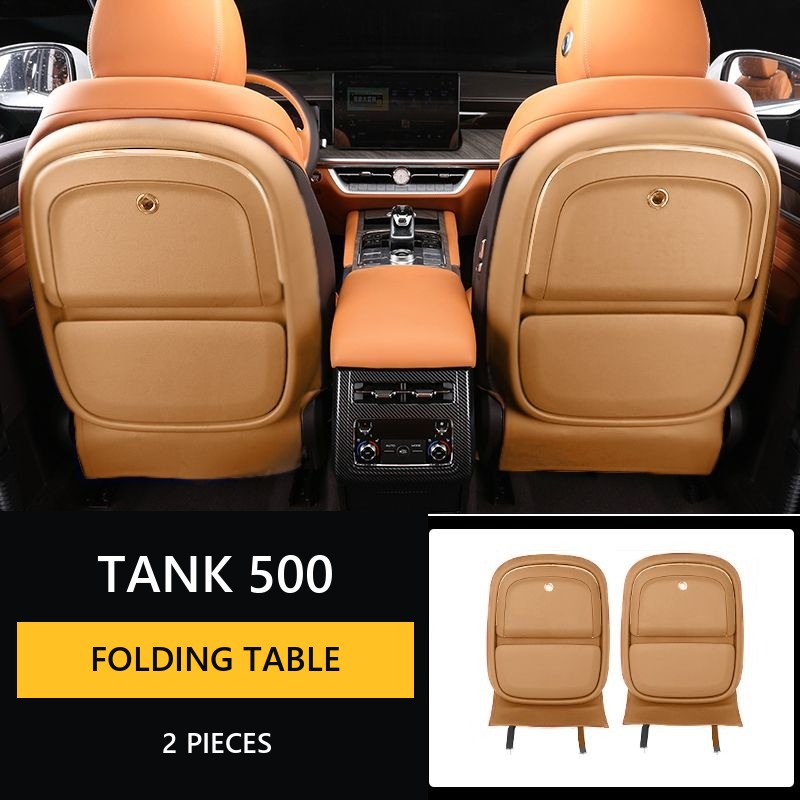 Rear Seat Table for Tank 500 – For the rear seats – product image 15#Colour_Light-brown – 2