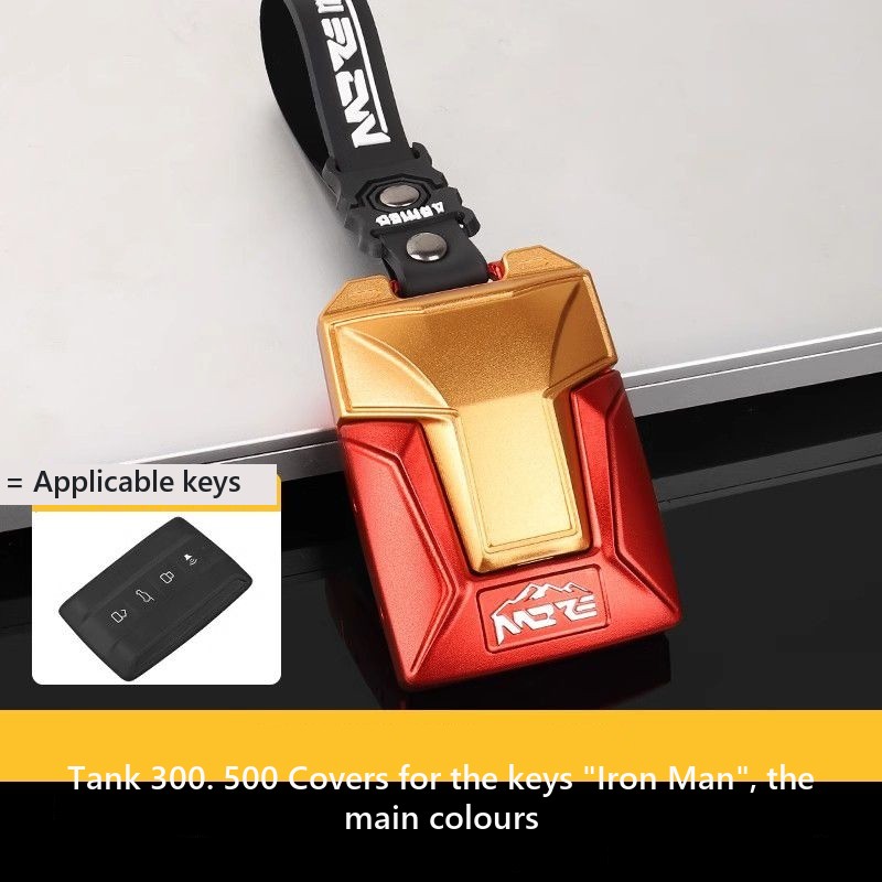 Protective casing for Tank 300 alloy key – image 8#Colour_Goldish