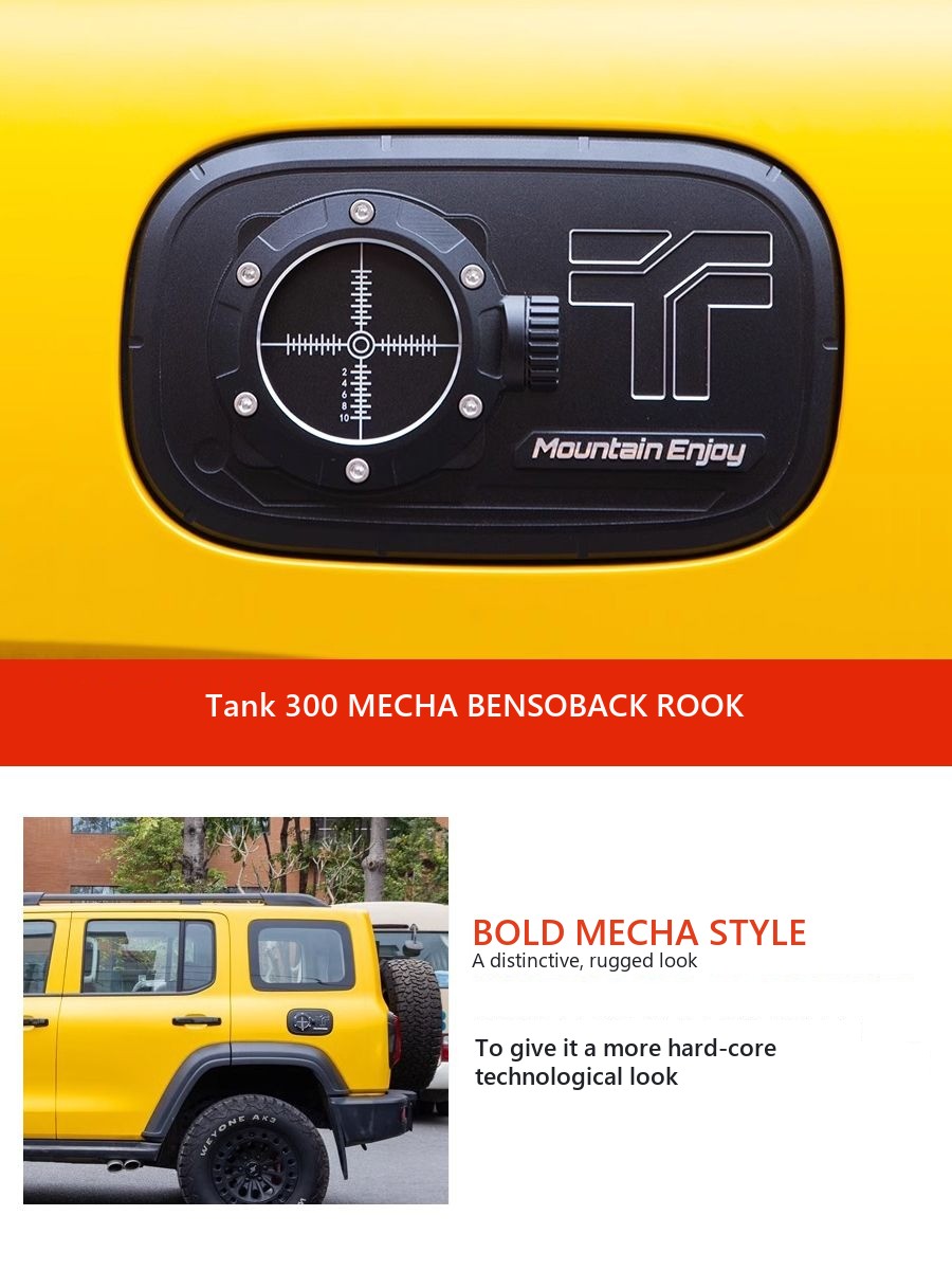 Tank 300 gas tank cover – image 6