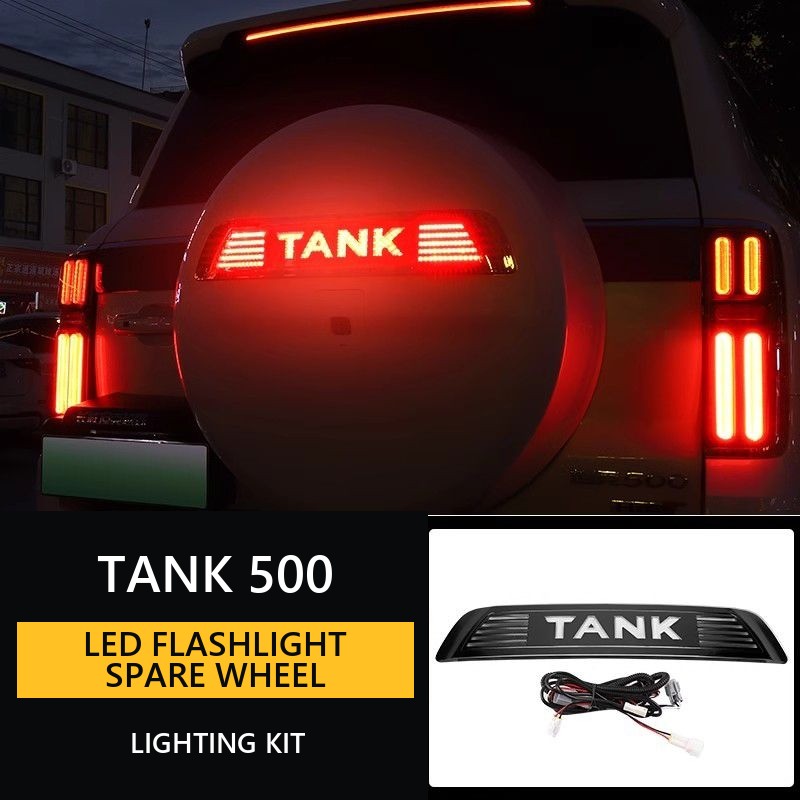 LED flashlight for spare wheel Tank 500 – image 9#Colour_Black – 2
