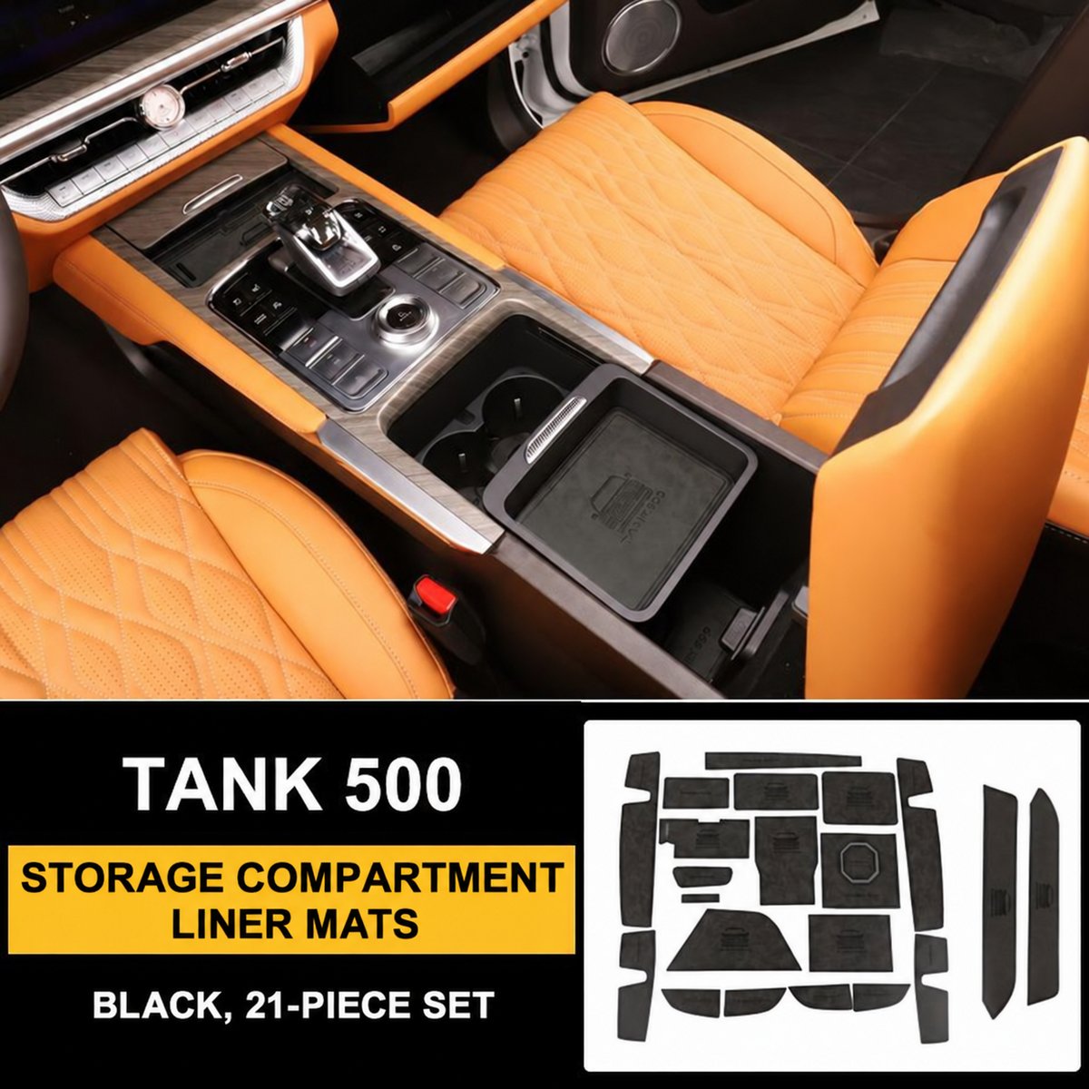 Leather lining Tank 500 – image 7#Colour_Black