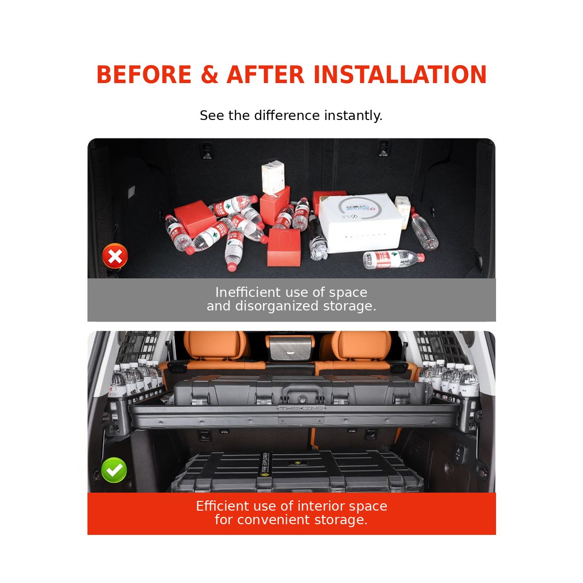 Multifunctional folding organiser for the trunk Tank 500 Meika – image 3