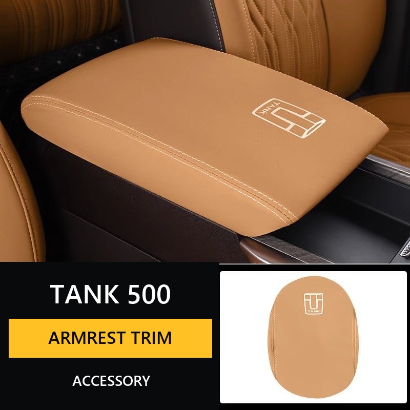 Tank 500 armrest case – image 9#Colour_Light brown, white