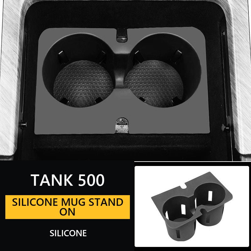 Silicone mug stand on the centre console Tank 500 – image 7#Colour_Matte