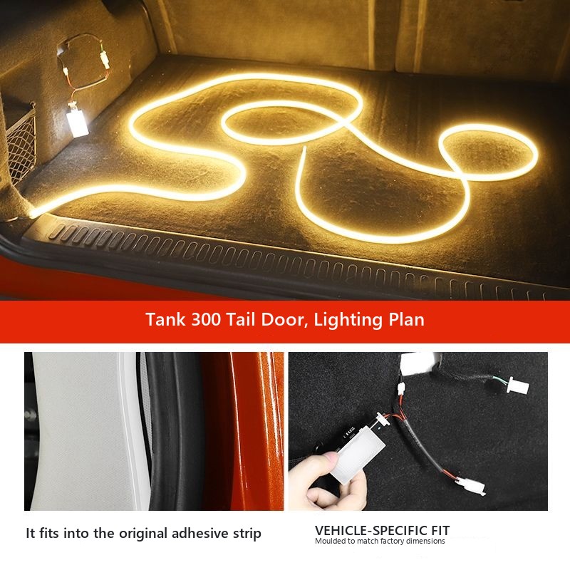 LED strip for the trunk Tank 300 – image 2
