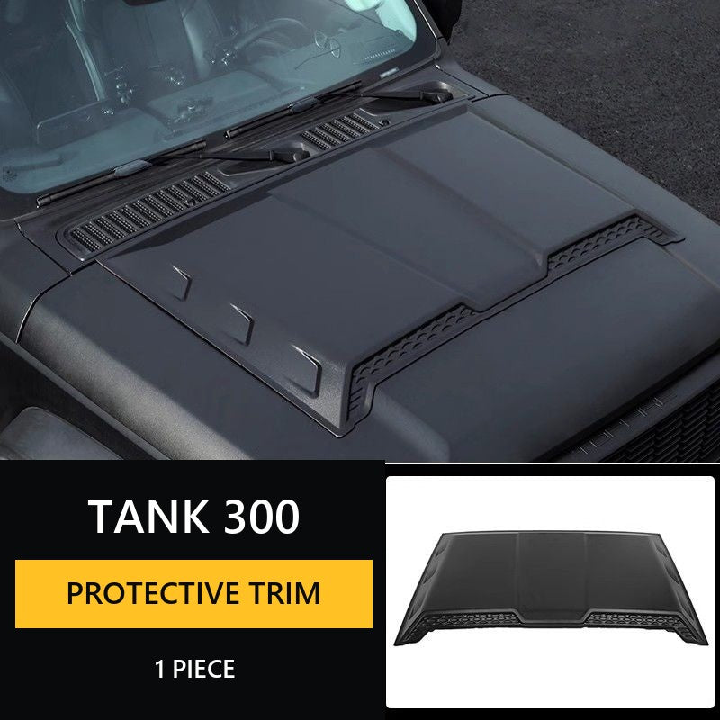Protective cover for the hood of Tank 300 engine – image 7#Colour_Black-grey