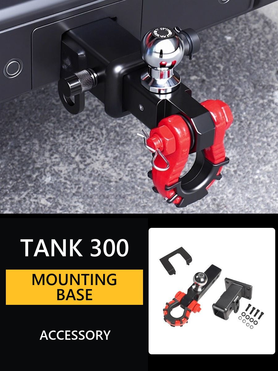 Square base for mounting Tank 300 – image 43#Colour_Black-matted, raspberry