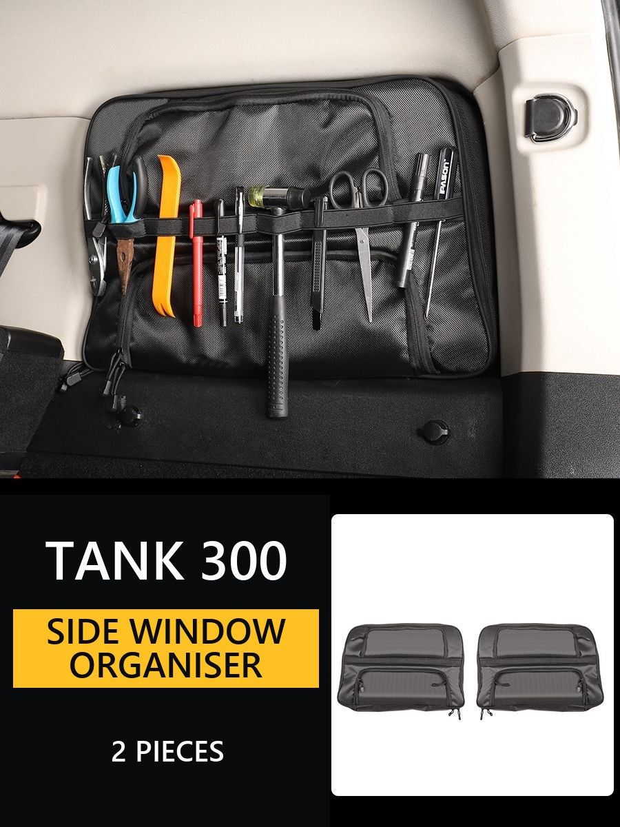 Storage Bag in the side window of the rear door of Tank 300 trunk – Style 3