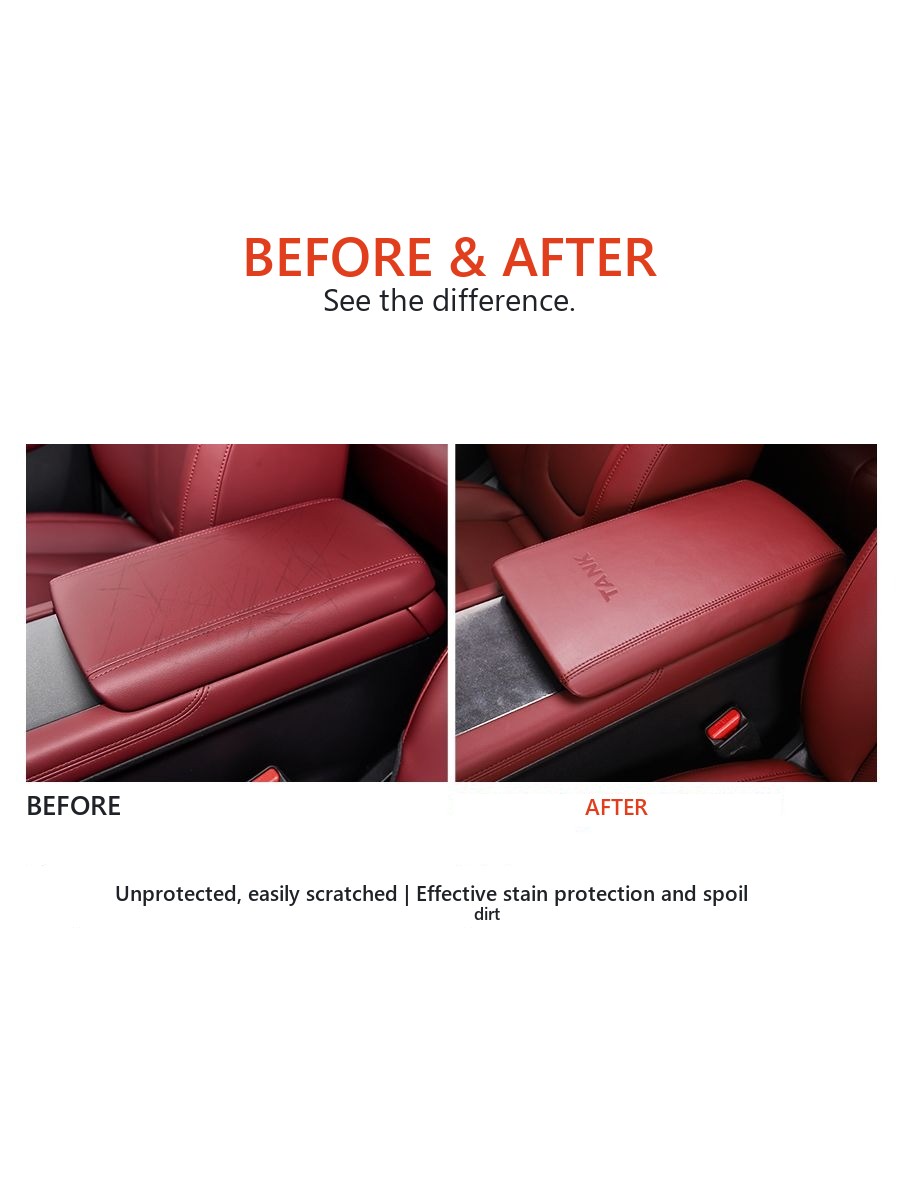 Tank 300 (2025) Leather case on the handle of the central armrest – image 4