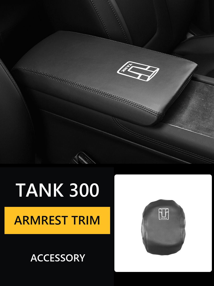 Tank 300 (2025) Leather case on the handle of the central armrest – image 8#Colour_Black