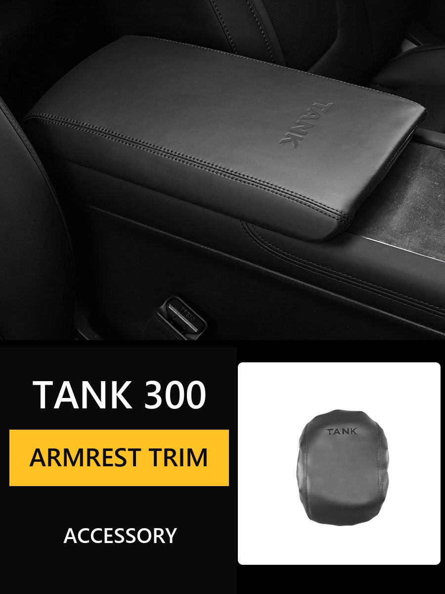 Tank 300 (2025) Leather case on the handle of the central armrest – image 9#Colour_Black – 2