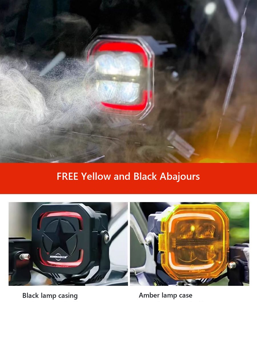 LED spotlight �C LED lamp for SUVs Tank 300/400/500/700 Installation on the roof, front bumper, A-pillar – image 2