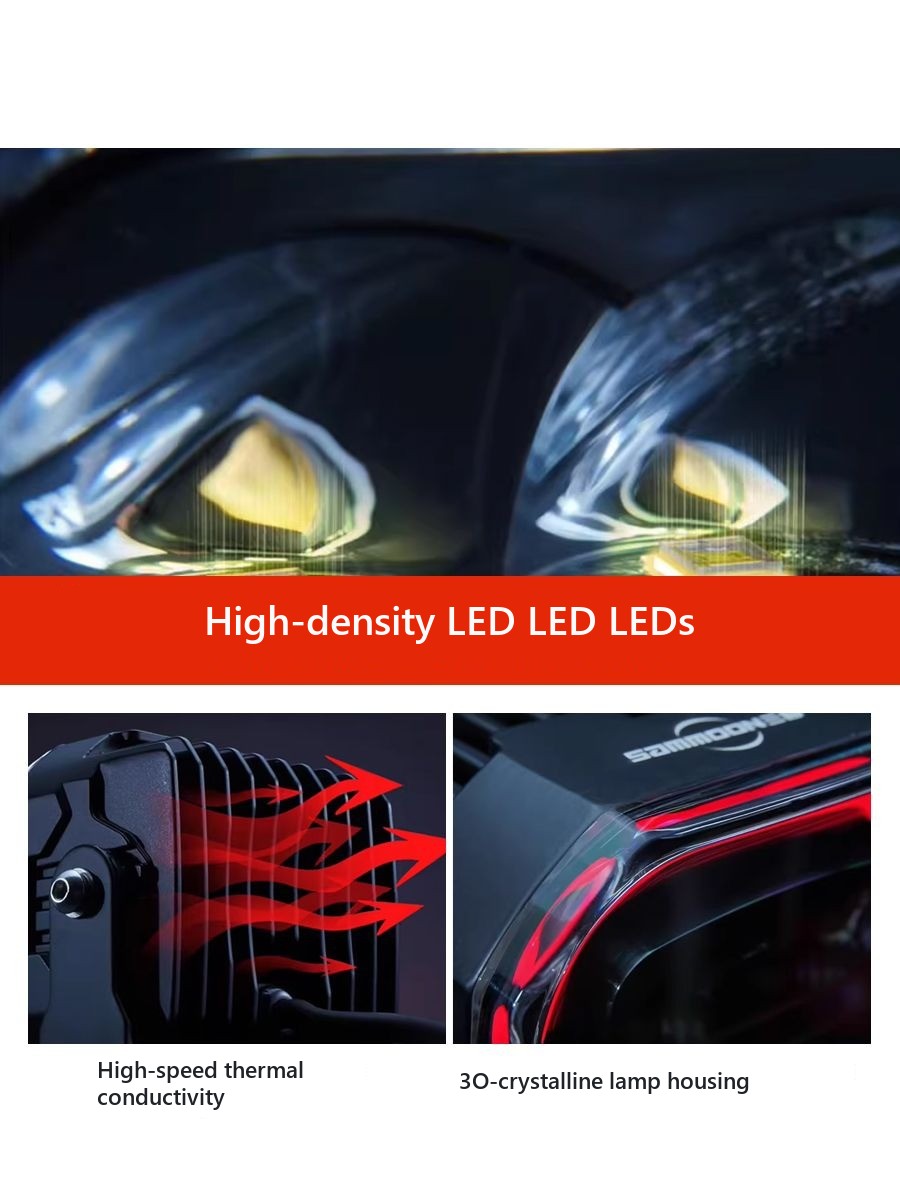 LED spotlight �C LED lamp for SUVs Tank 300/400/500/700 Installation on the roof, front bumper, A-pillar – image 3