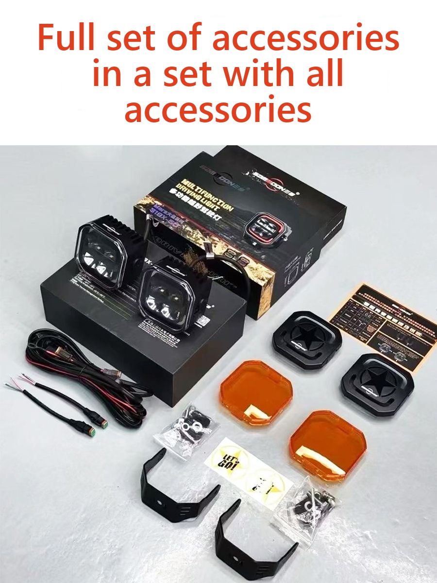 LED spotlight �C LED lamp for SUVs Tank 300/400/500/700 Installation on the roof, front bumper, A-pillar – image 8