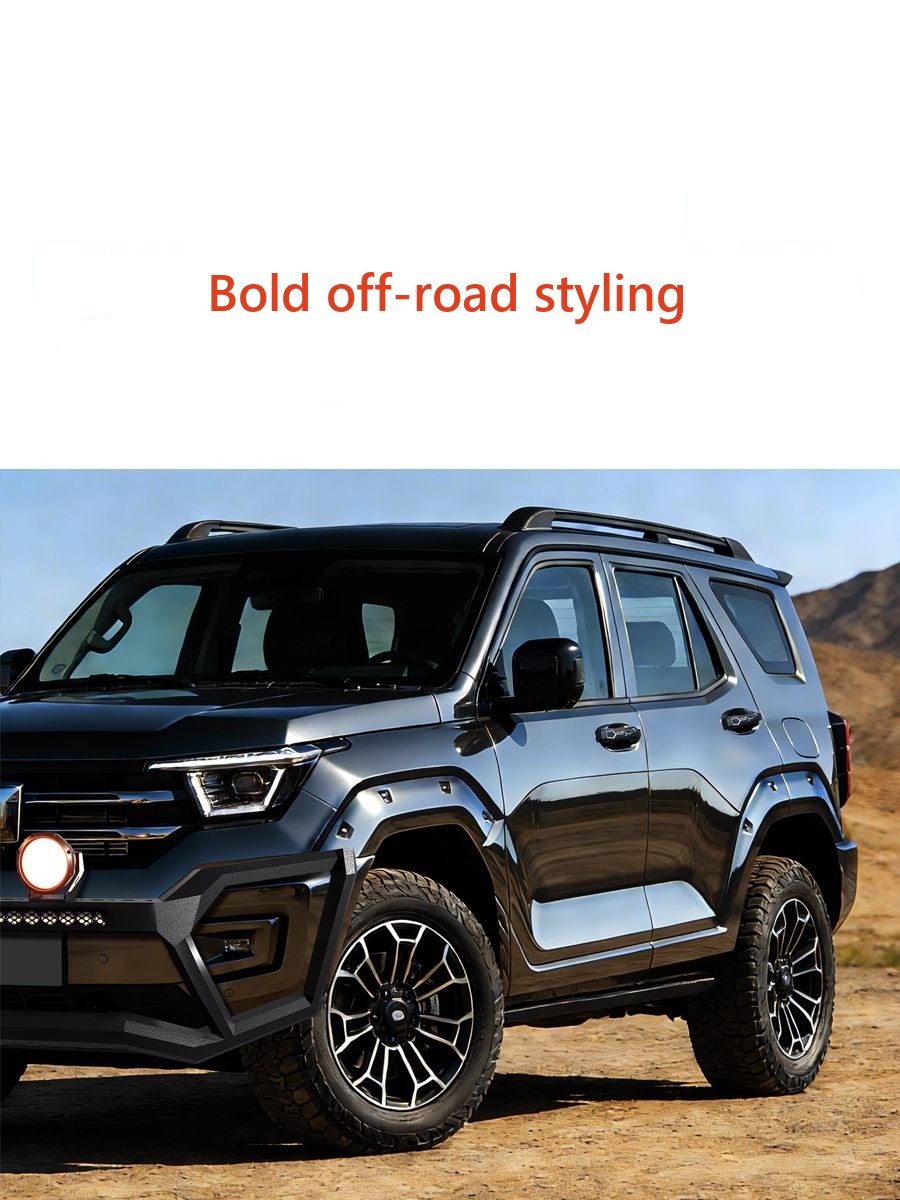 Aluminium protective linings on exterior door handles in style for Tank 400 – image 6