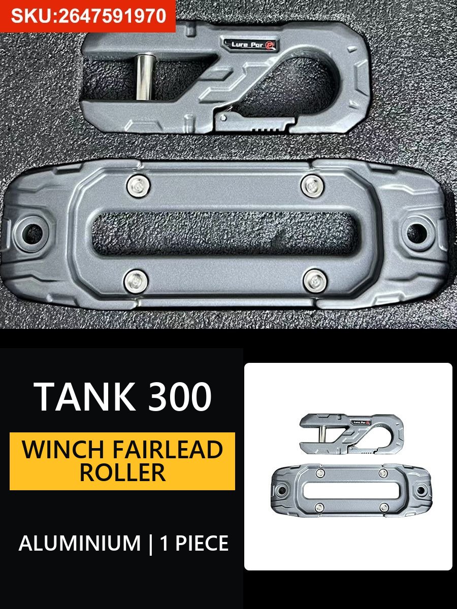 Guide roller for the winch cable Tank 300/400/500 – image 9#Colour_Silvery