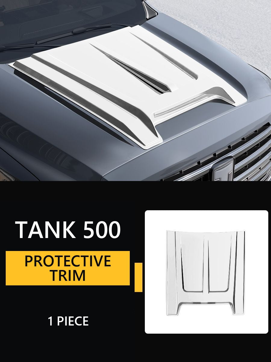 Protective lining on the hood for Tank 500 – image 9#Colour_White-coloured