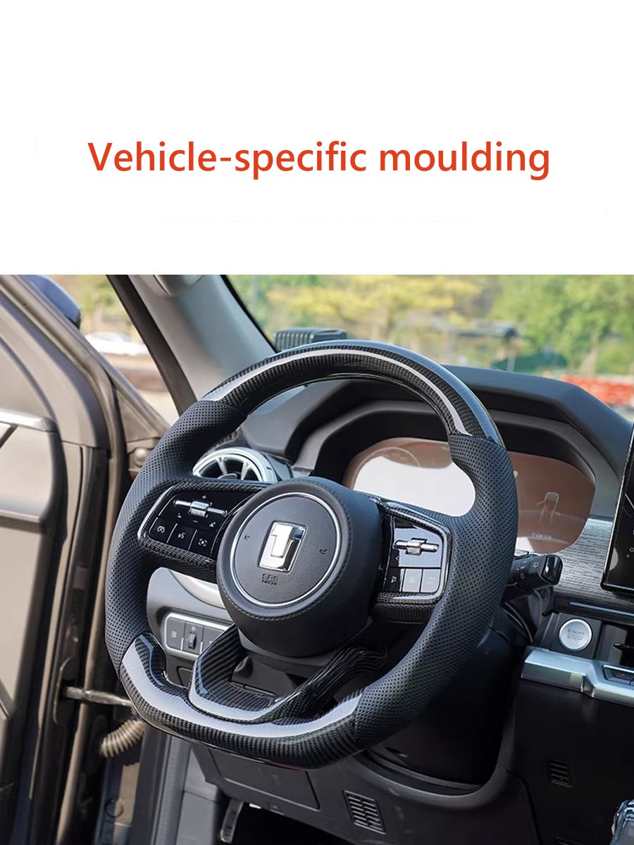 Real carbon steering wheel for Tank 700 with heated and perforated – image 6