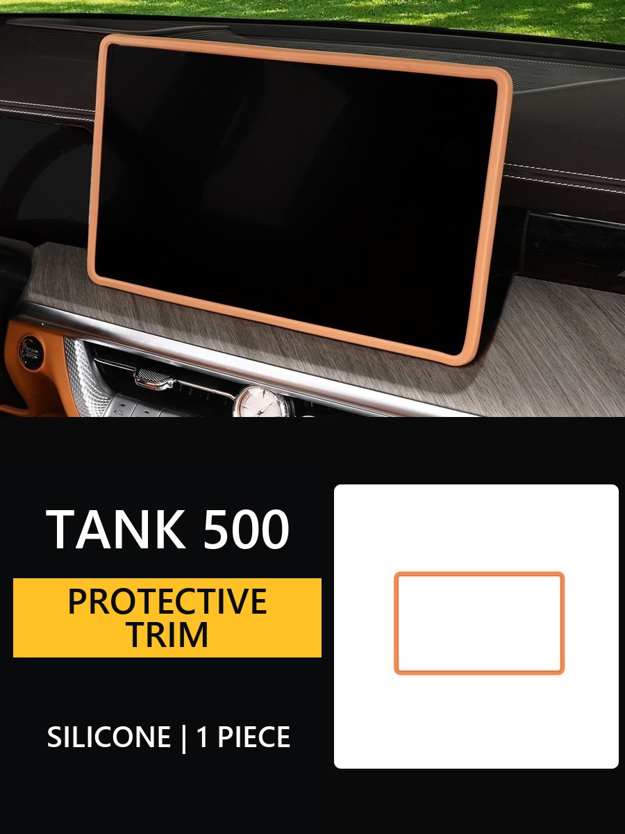Silicone protective cover for Tank 500 media screen#Colour_Brown