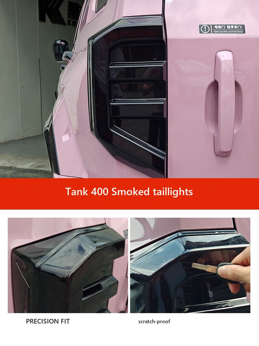 Protective housing for taillights Tank 400 (transparent black) – image 2