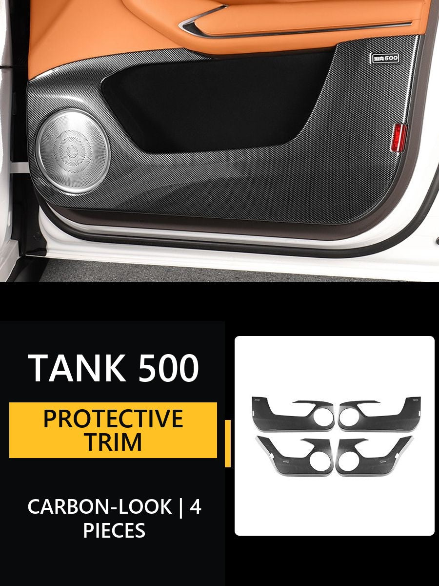Set of protective linings made of carbon (under carbon) for Tank 500 – image 7#Colour_Black-grey – 2