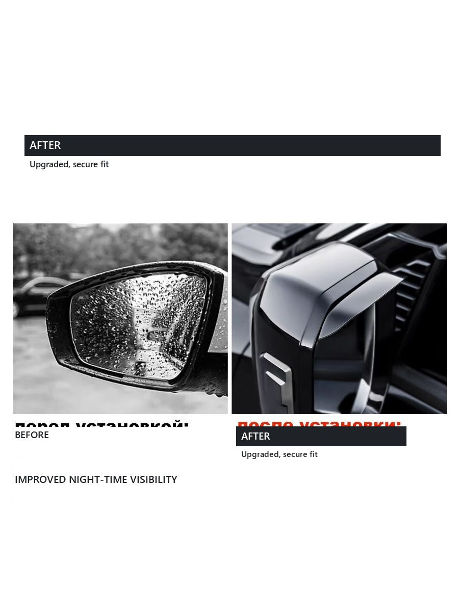 Protective visors (deflectors) on rear-view mirrors for Tank 400 – image 3