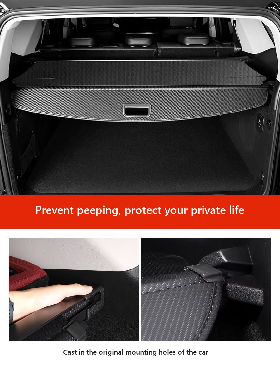 Universal organiser shelf and protective curtain for the trunk of Tank 400 – image 2