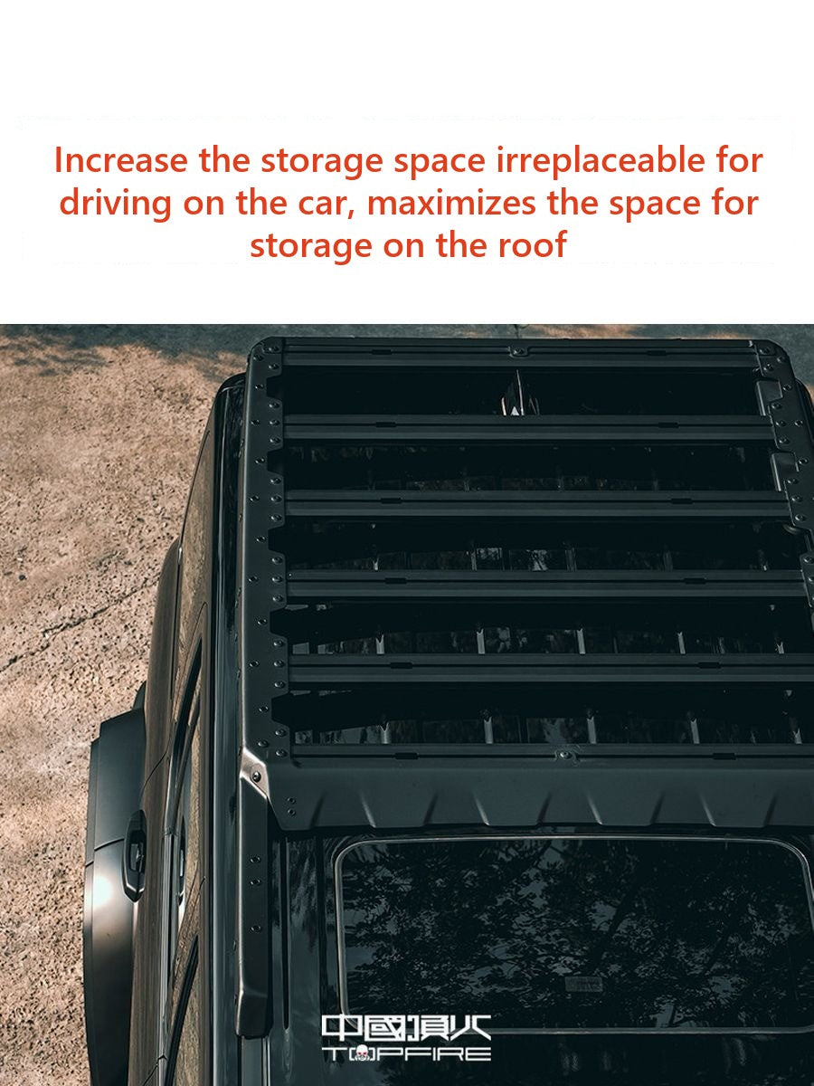 Full set of Topfire accessories for Tank 300: Roof rack, extended arches, side portals, stairs to the roof, mount for spare wheel – image 2