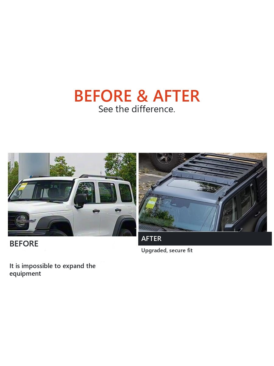 Full set of Topfire accessories for Tank 300: Roof rack, extended arches, side portals, stairs to the roof, mount for spare wheel – image 3