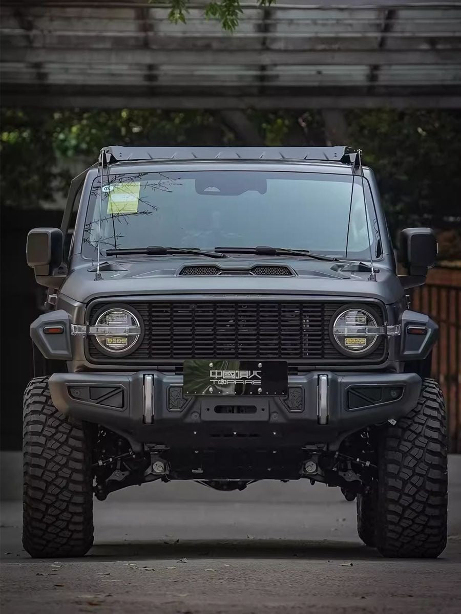 Full set of Topfire accessories for Tank 300: Roof rack, extended arches, side portals, stairs to the roof, mount for spare wheel – image 8