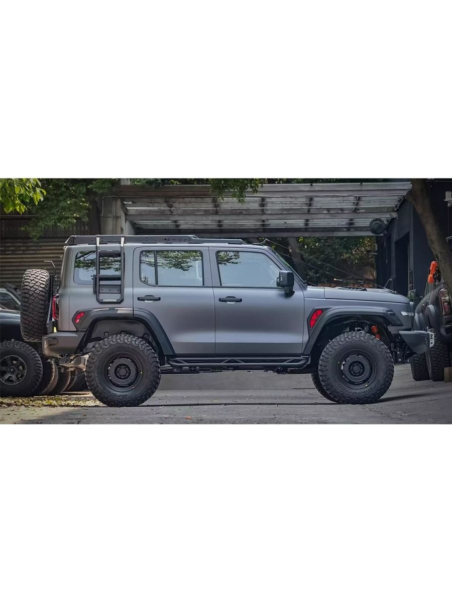 Full set of Topfire accessories for Tank 300: Roof rack, extended arches, side portals, stairs to the roof, mount for spare wheel – image 12
