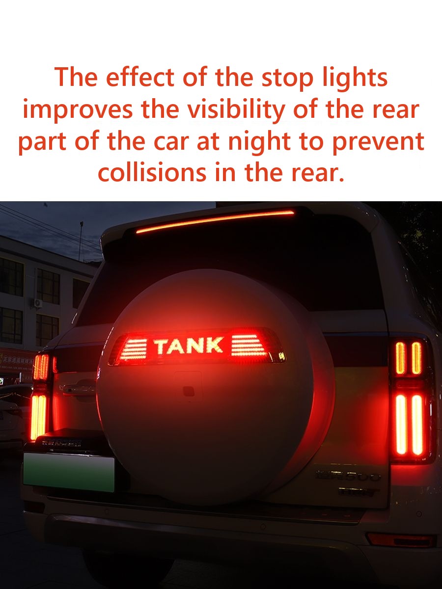 LED flashlight for spare wheel Tank 500 with stroboscope and DHO – image 6