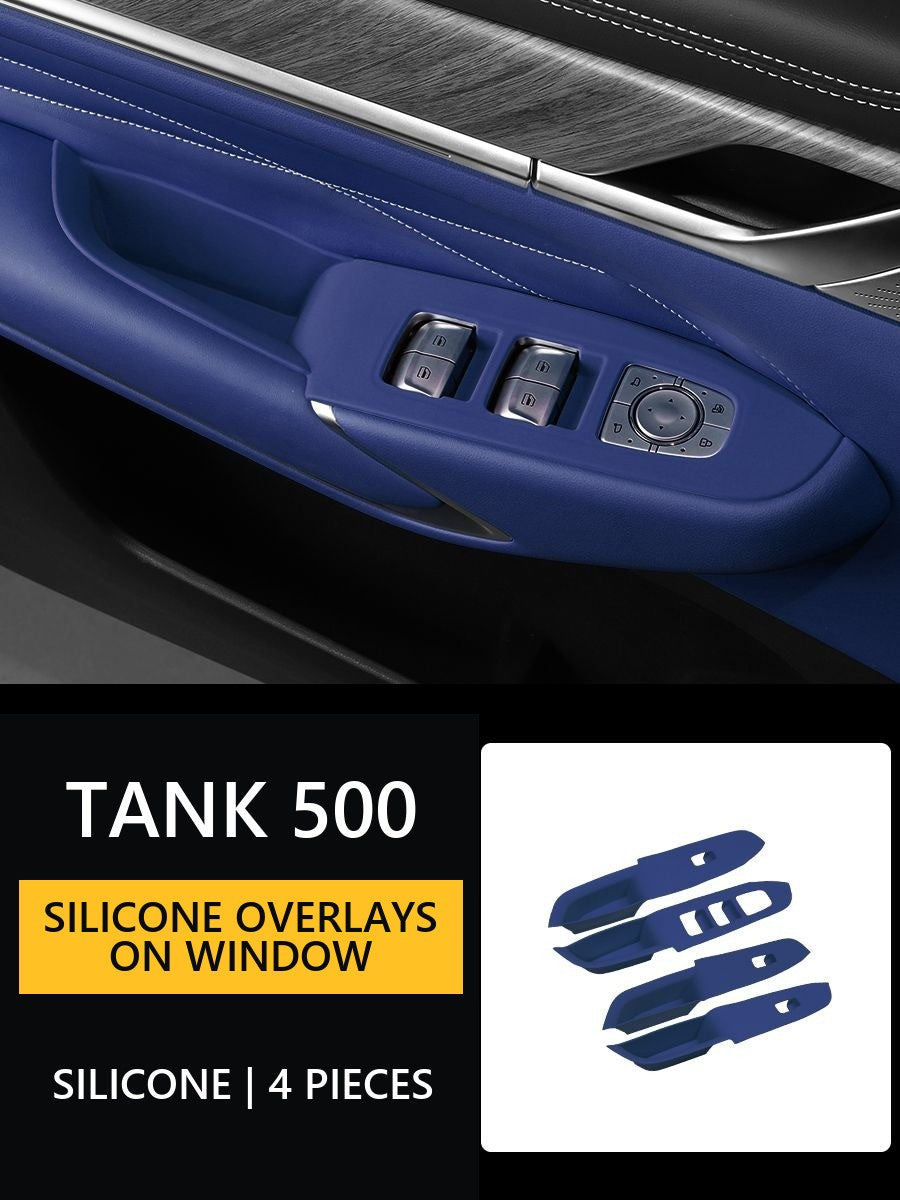 Silicone overlays on window buttons for Tank 500 – image 8#Colour_Light blue