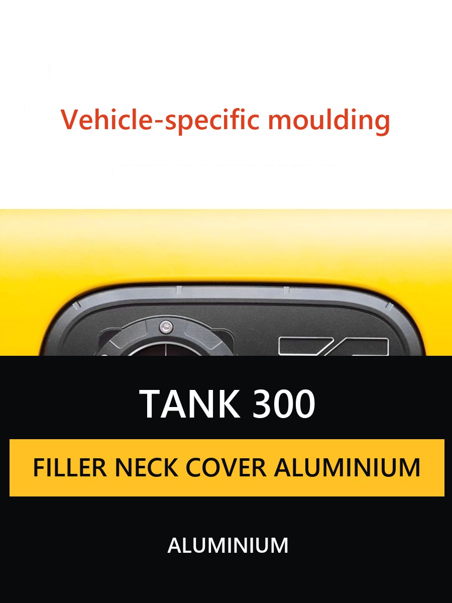 Filler neck cover for Tank 300, Aluminium – image 7