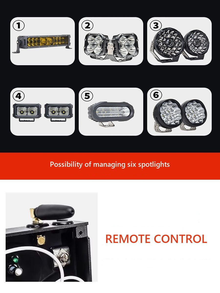 Switch 6-channel wireless for spotlights on the rack A Tank 300 – image 2