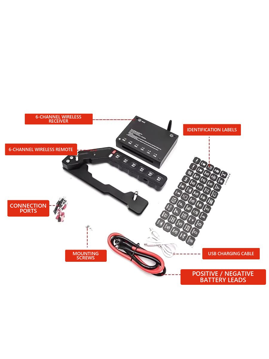 Switch 6-channel wireless for spotlights on the rack A Tank 300 – image 3