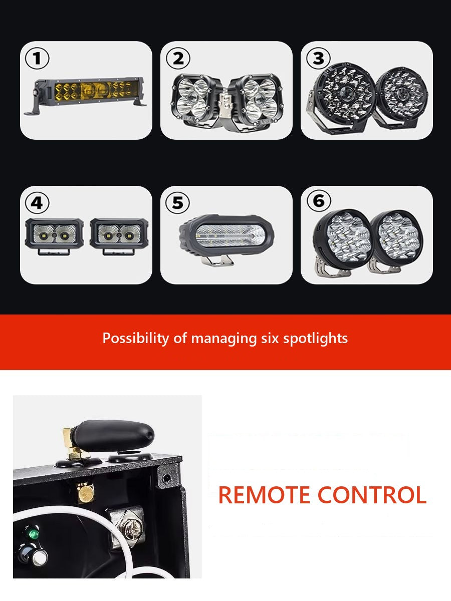 Switch 6-channel wireless for spotlights on the rack A Tank 300 – image 10