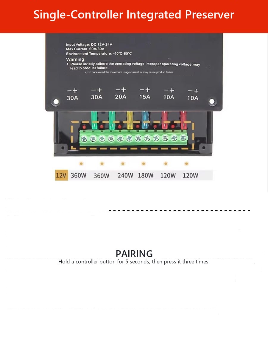 Switch 6-channel wireless for spotlights on the rack A Tank 300 – image 11