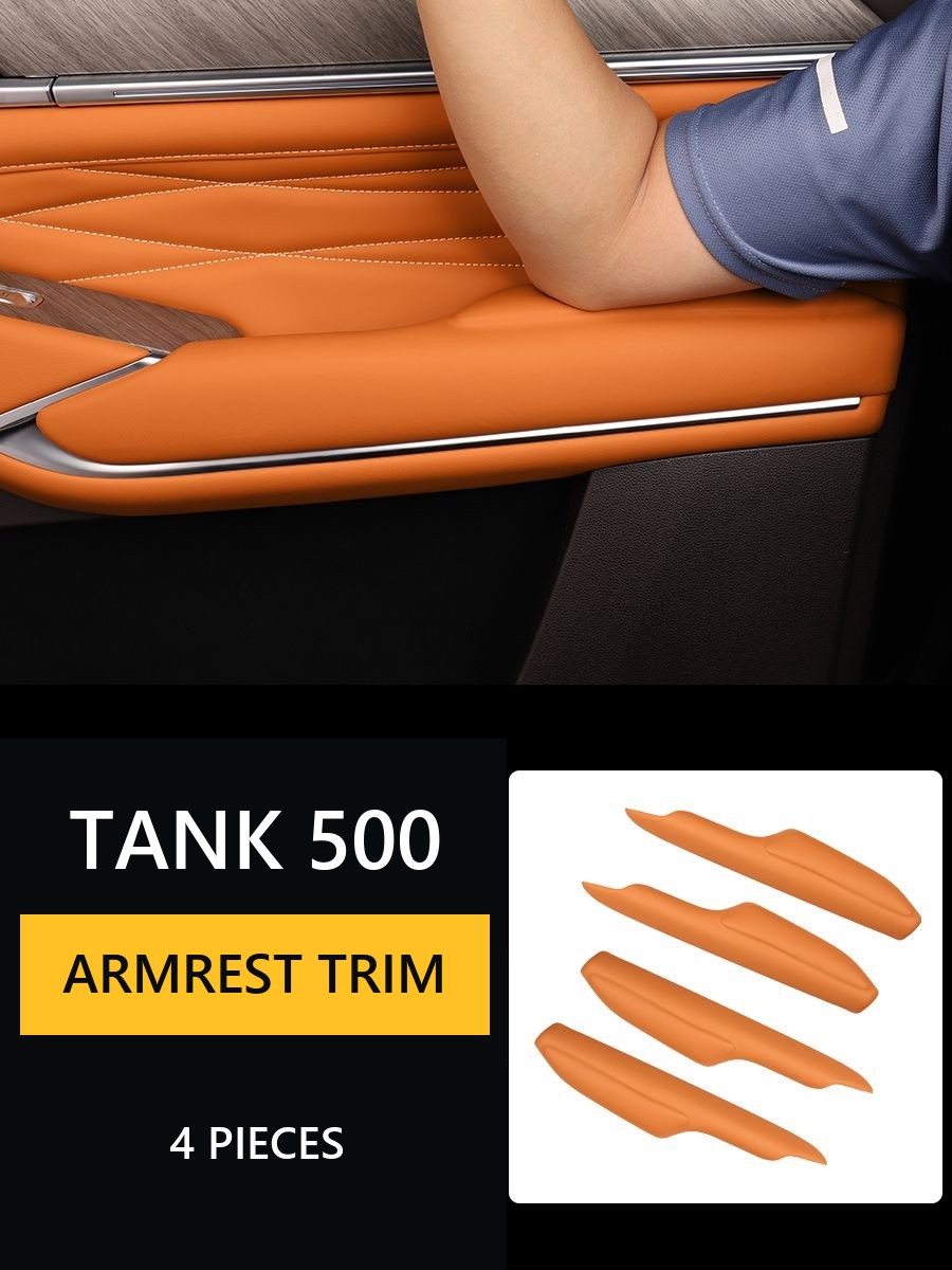 Extension to the armrest of the door for Tank 500 – image 7#Colour_Brown